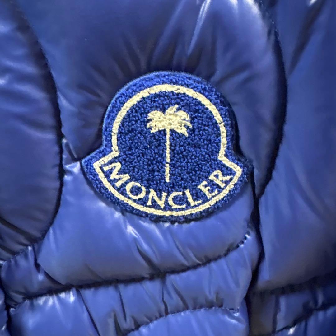 【美品】MONCLER ダウンジャケット 青 サイズ　3