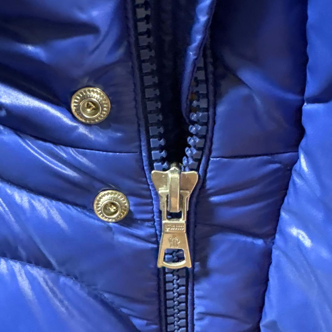 【美品】MONCLER ダウンジャケット 青 サイズ　3