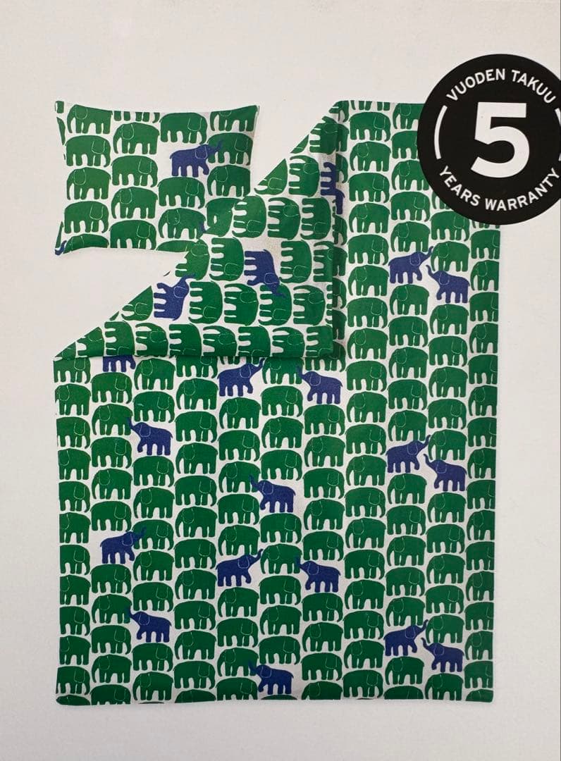 【新品】フィンレイソン　シングルサイズ　掛け布団カバー　&ピローカバー