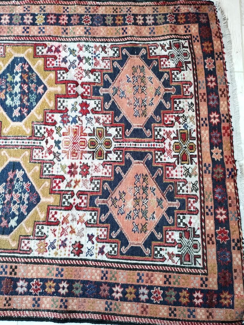 m*i様 最終値下げ！　1970年頃　トライバルラグ　キリム　ギャベ　102x1