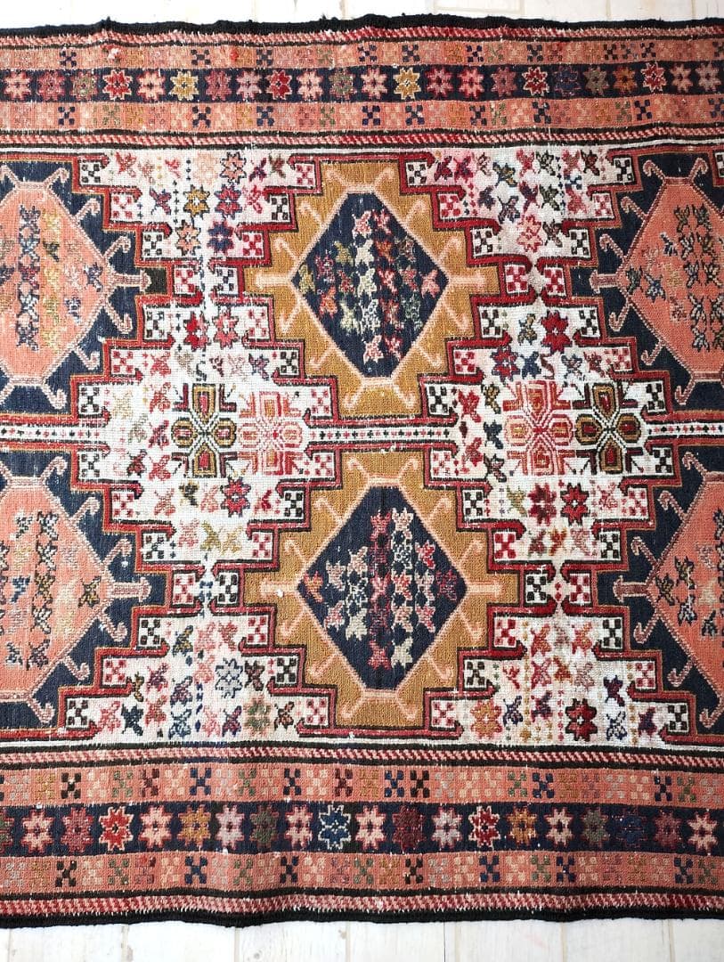 m*i様 最終値下げ！　1970年頃　トライバルラグ　キリム　ギャベ　102x1