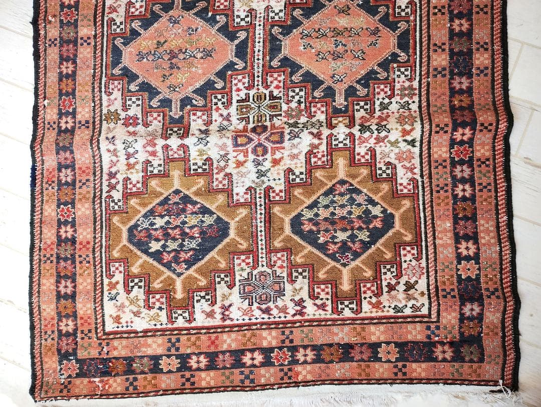 m*i様 最終値下げ！　1970年頃　トライバルラグ　キリム　ギャベ　102x1