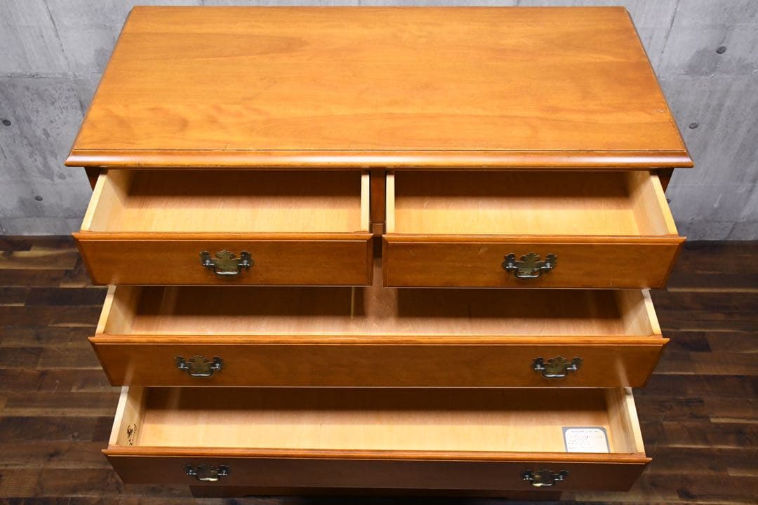 EBK69 横浜ダニエル Daniel 6段 チェスト 整理タンス 樺桜材
