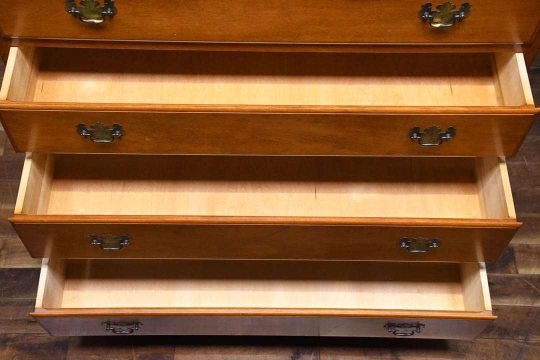 EBK69 横浜ダニエル Daniel 6段 チェスト 整理タンス 樺桜材