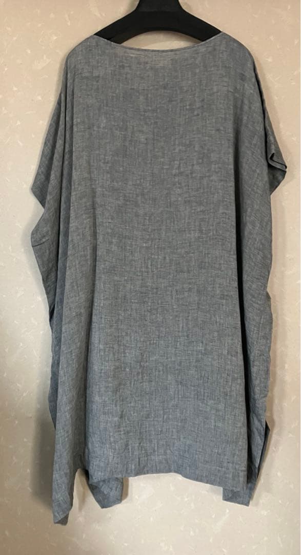 evam eva linen poncho(リネンポンチョ) sumi