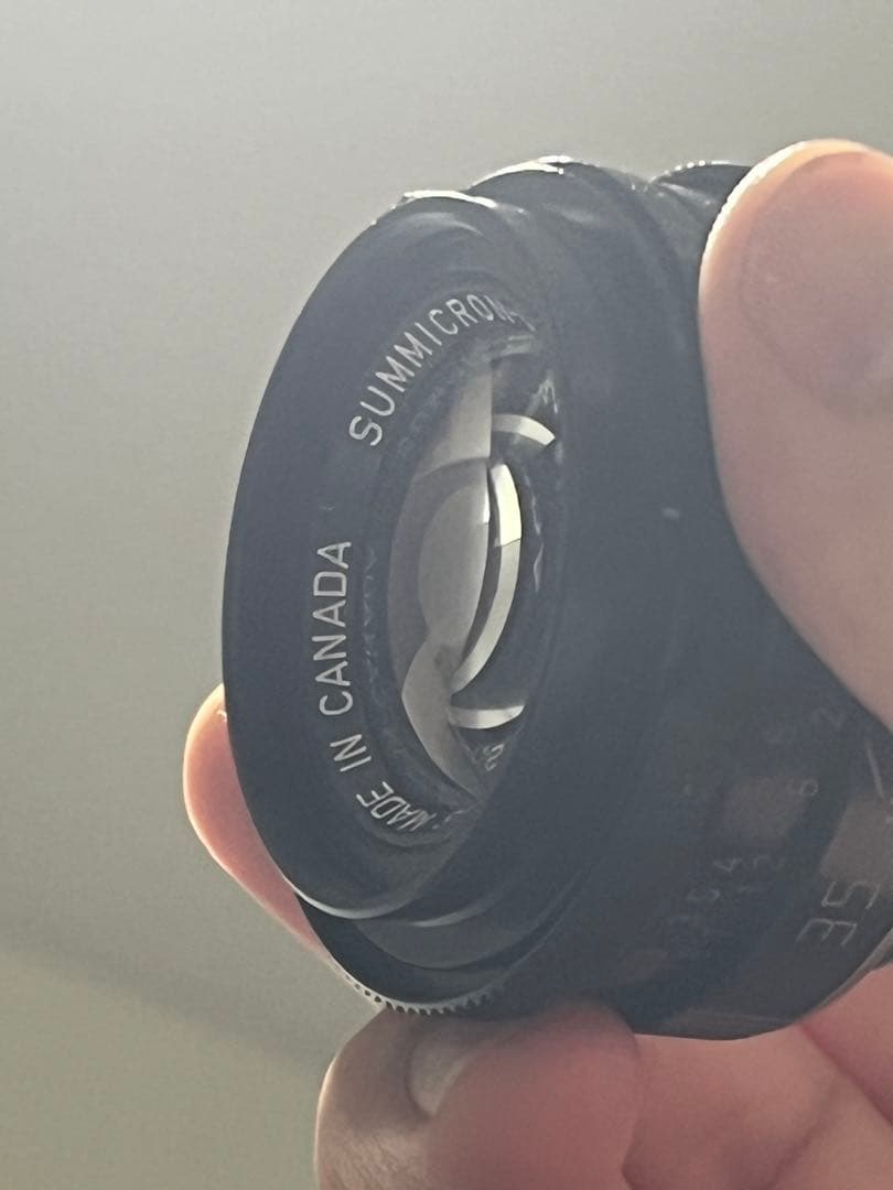 summicron-m 35mm f2 7枚玉 12585H