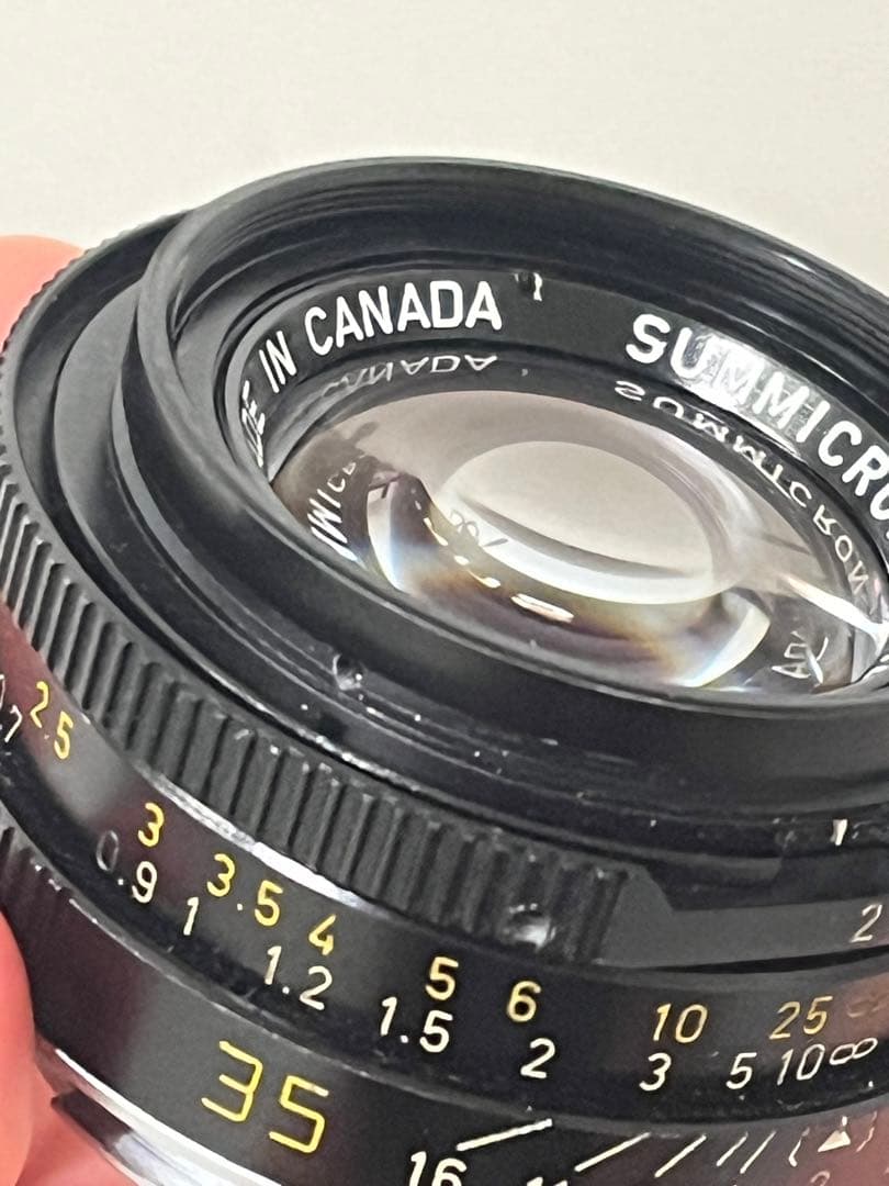 summicron-m 35mm f2 7枚玉 12585H