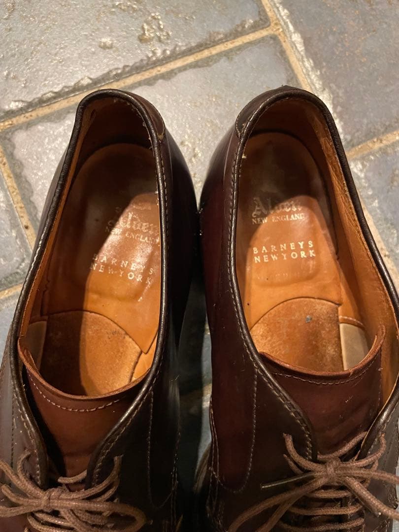 激レア‼️オールデンコードヴァンバーガンディ ドレスシューズ9a/c