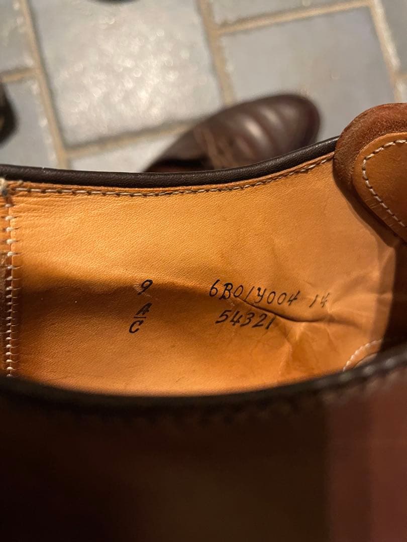 激レア‼️オールデンコードヴァンバーガンディ ドレスシューズ9a/c