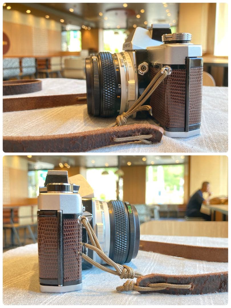 完動品＊美品＊初期保証！★オリンパスOM-1★リザード本革外装★作例多数！