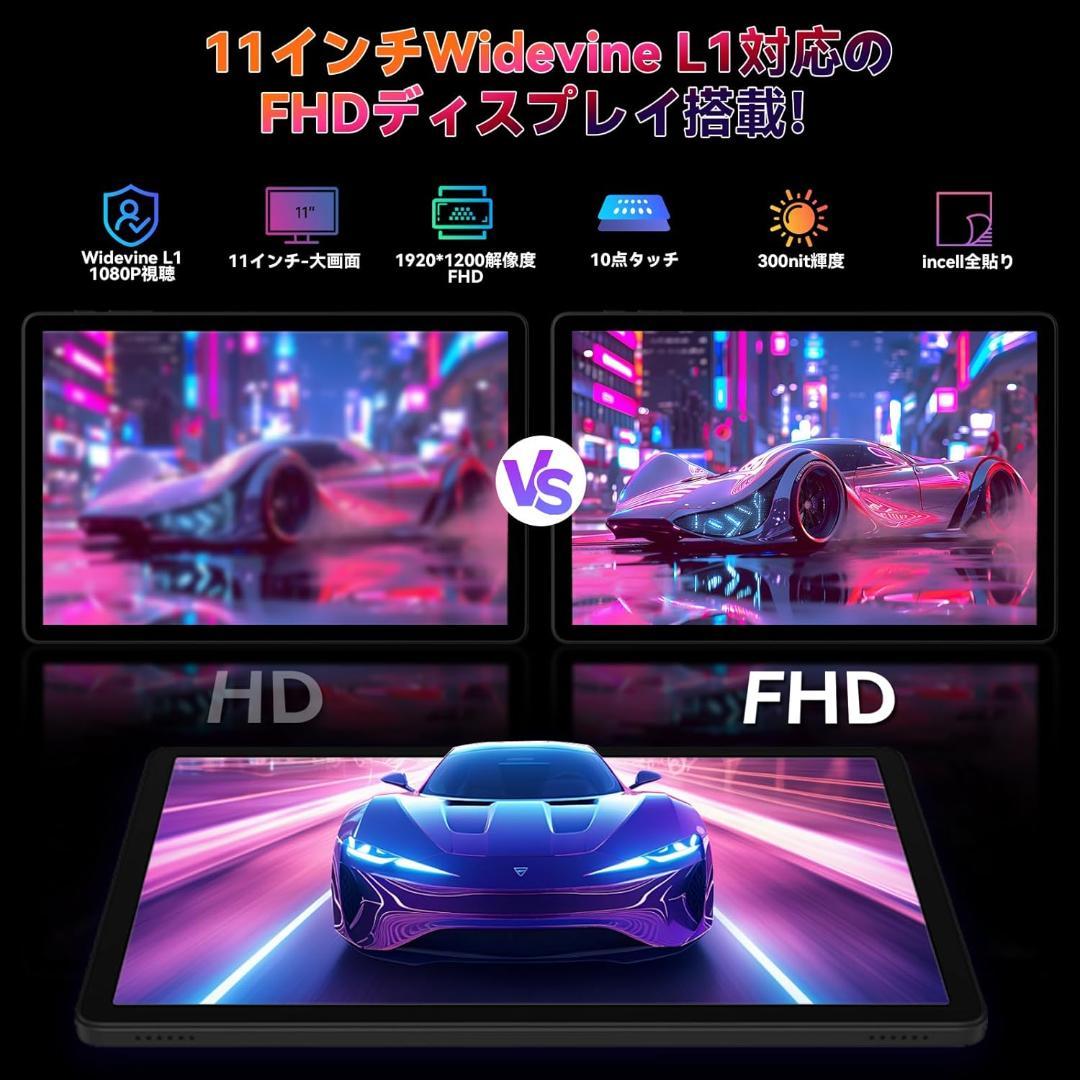 Headwolf WPad7 11インチ Android 15 タブレット
