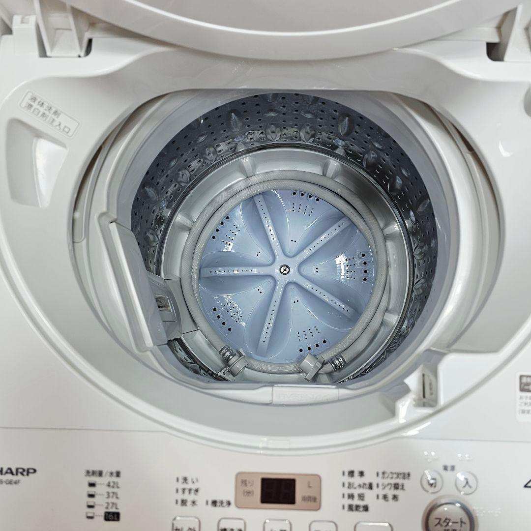 SET 42 SHARP 全自動洗濯機 4.5kg ホワイト