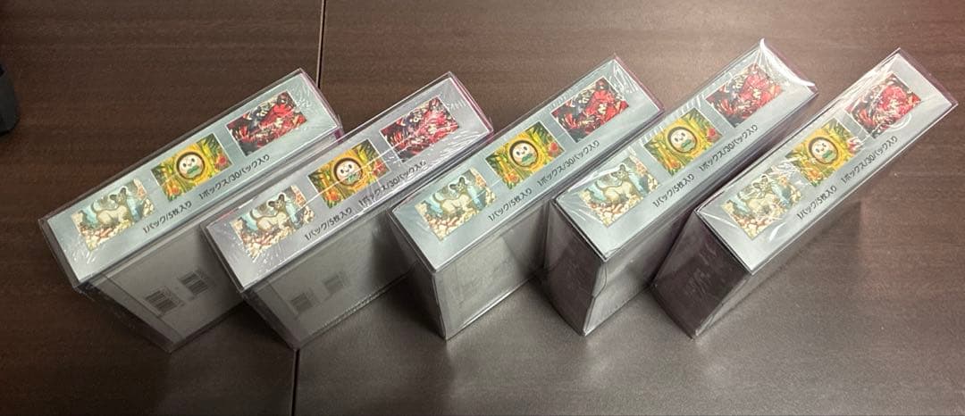 【5箱セット】シュリンク付き　ナイトワンダラーbox 5個セットポケモンカード