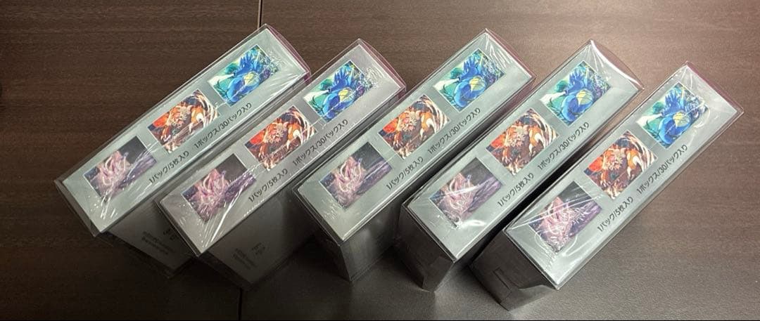 【5箱セット】シュリンク付き　ナイトワンダラーbox 5個セットポケモンカード