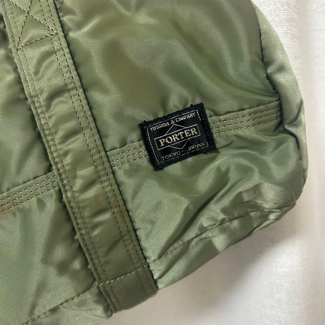 超美品　希少 ポータータンカー ダッフル ミニボストンバッグSセージ 吉田カバン