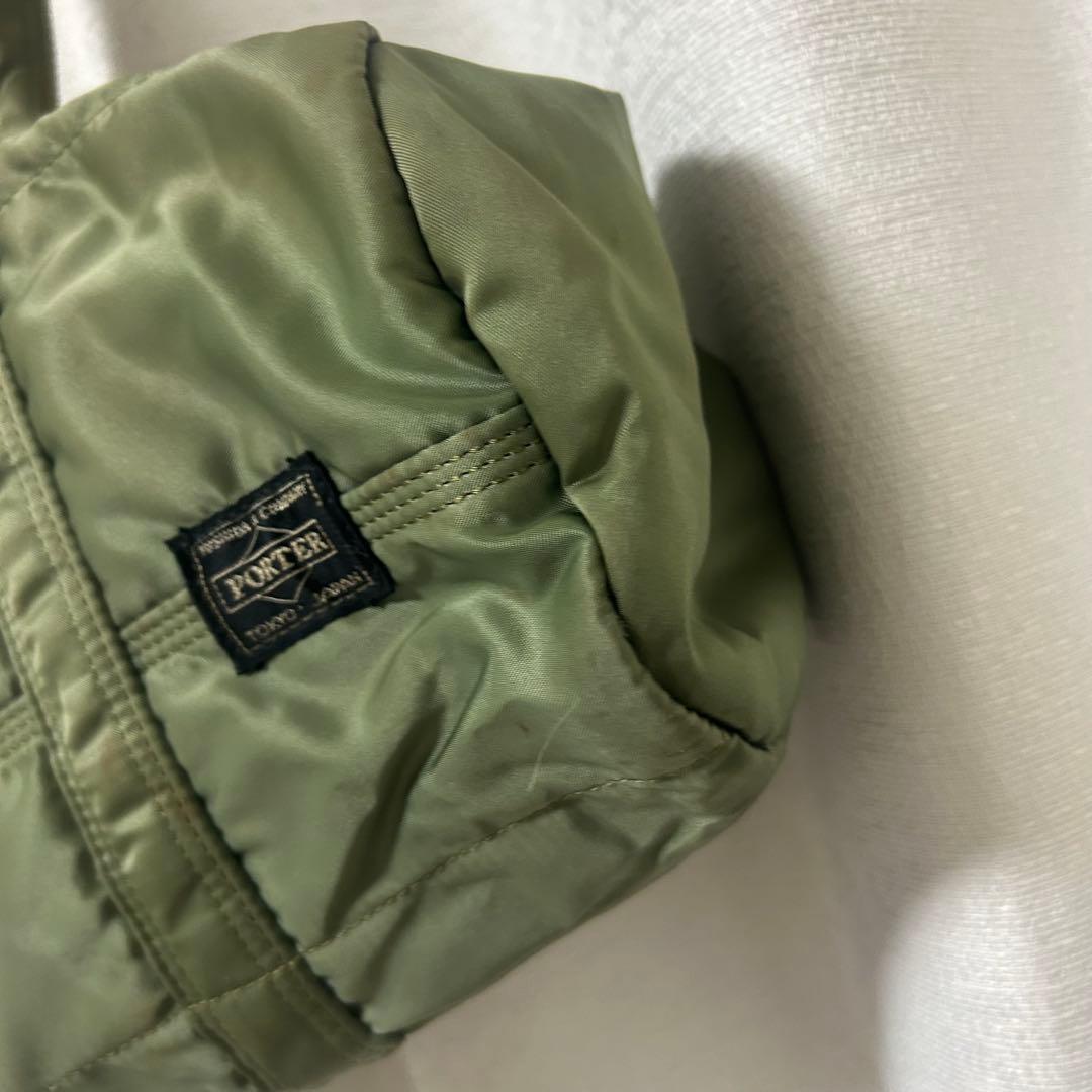 超美品　希少 ポータータンカー ダッフル ミニボストンバッグSセージ 吉田カバン