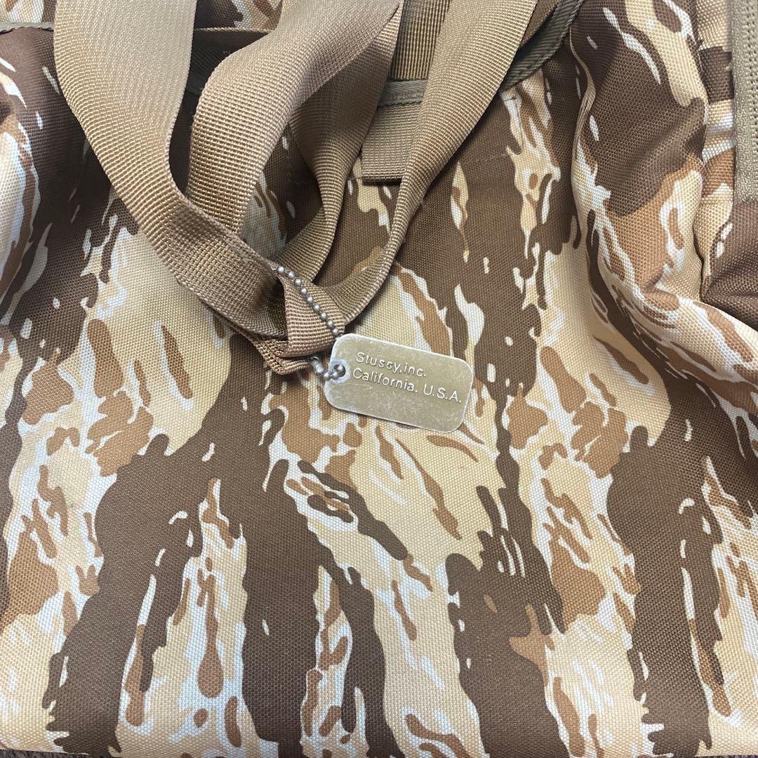 Stussy カモフラージュ ボストンバッグ
