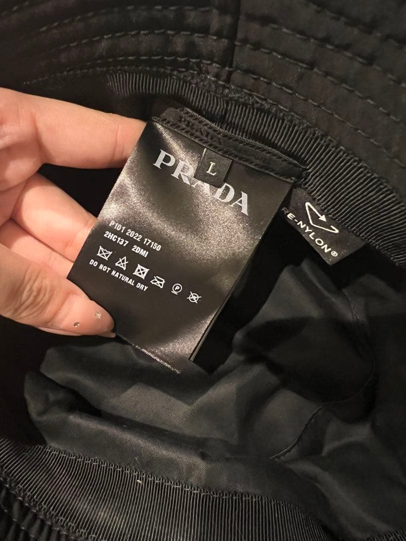 PRADA ナイロン バケットハット Lサイズ プラダ 2HC1372DMI