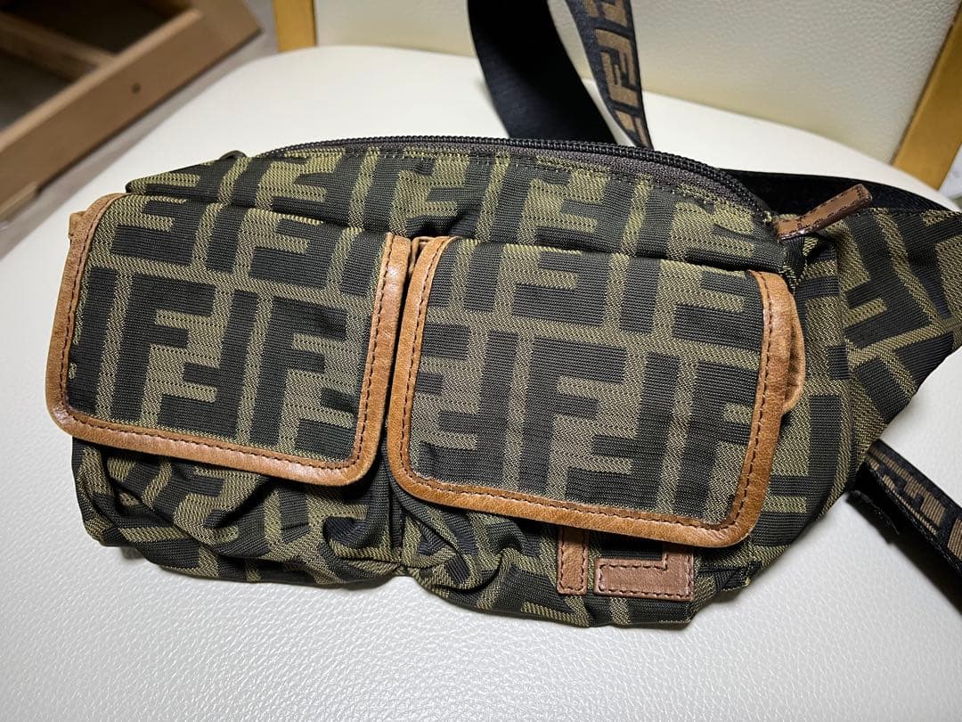 フェンディ　ウエストポーチ　ズッカ柄 FENDI