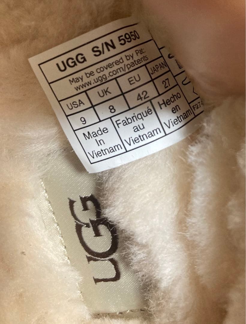 新品　UGG　スリッパ　ルームシューズ　モカ　27㎝