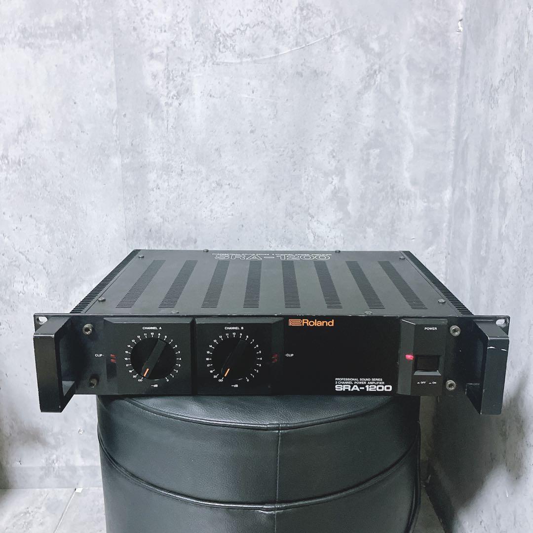 【希少】Roland SRA-1200 パワーアンプ￼ローランドテック