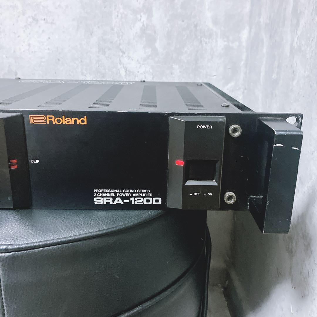 【希少】Roland SRA-1200 パワーアンプ￼ローランドテック
