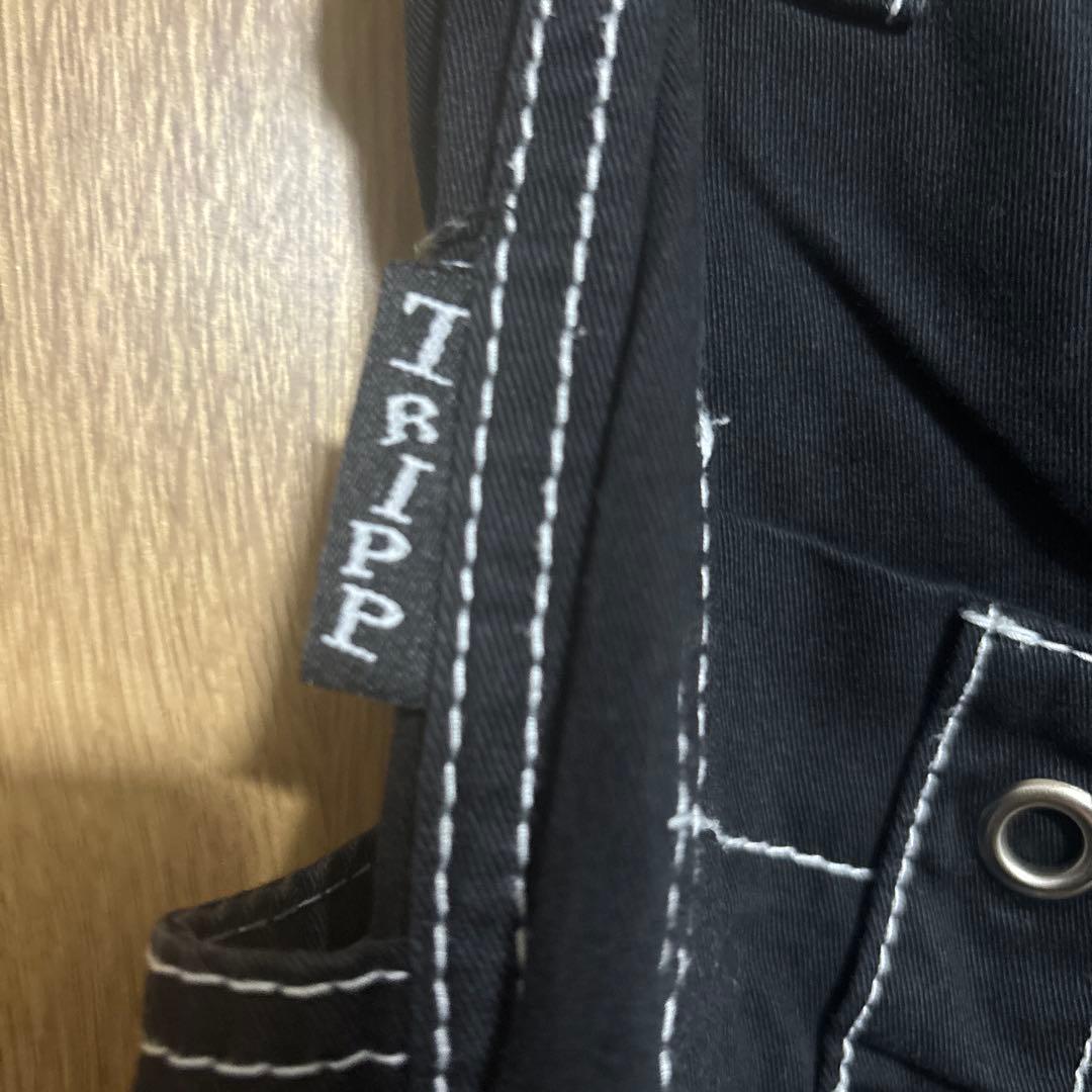 TRIPP nyc 2wayブラックワイドパンツ s