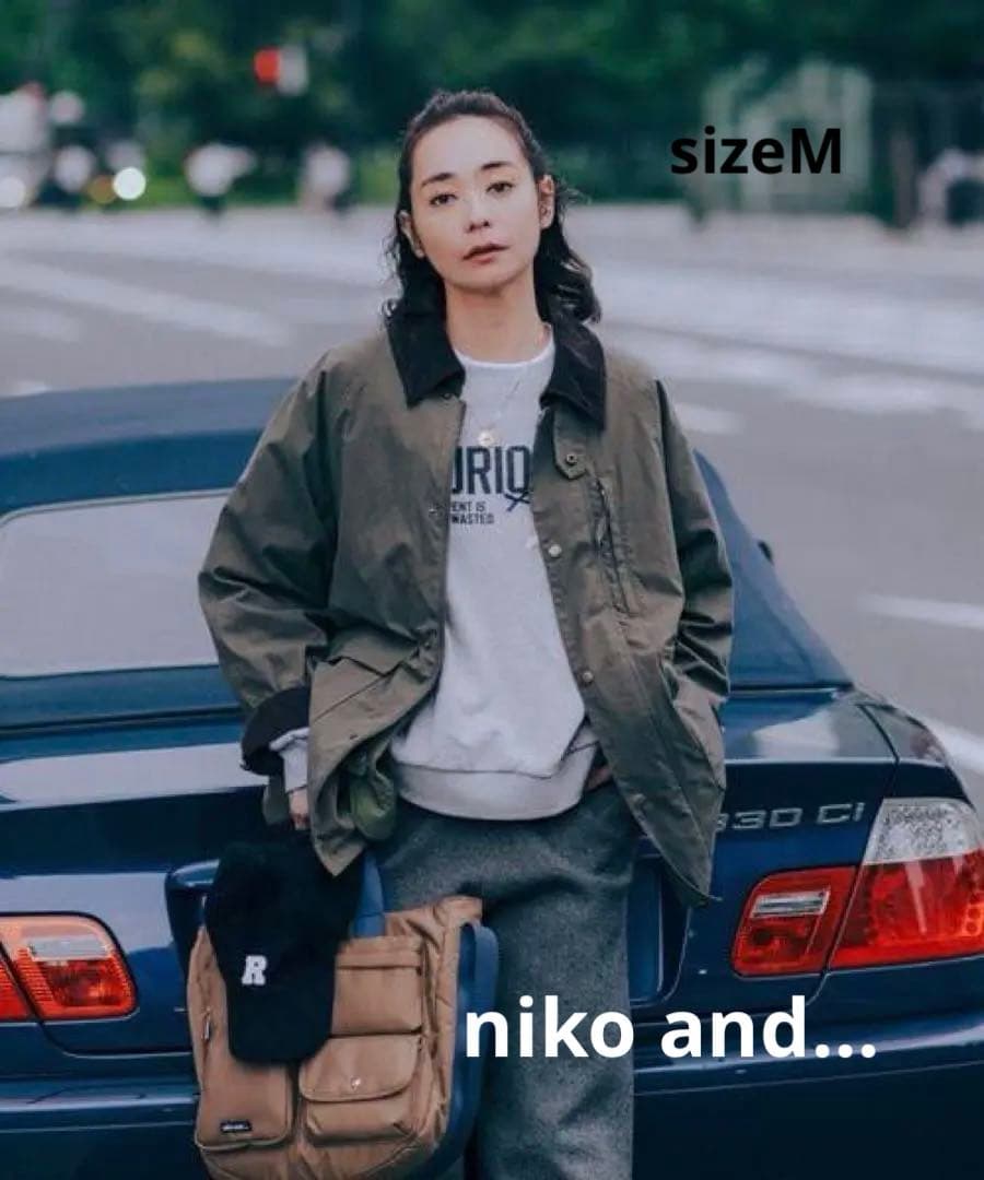 値下げ　niko and…キルトライナーハンティングジャケット美品