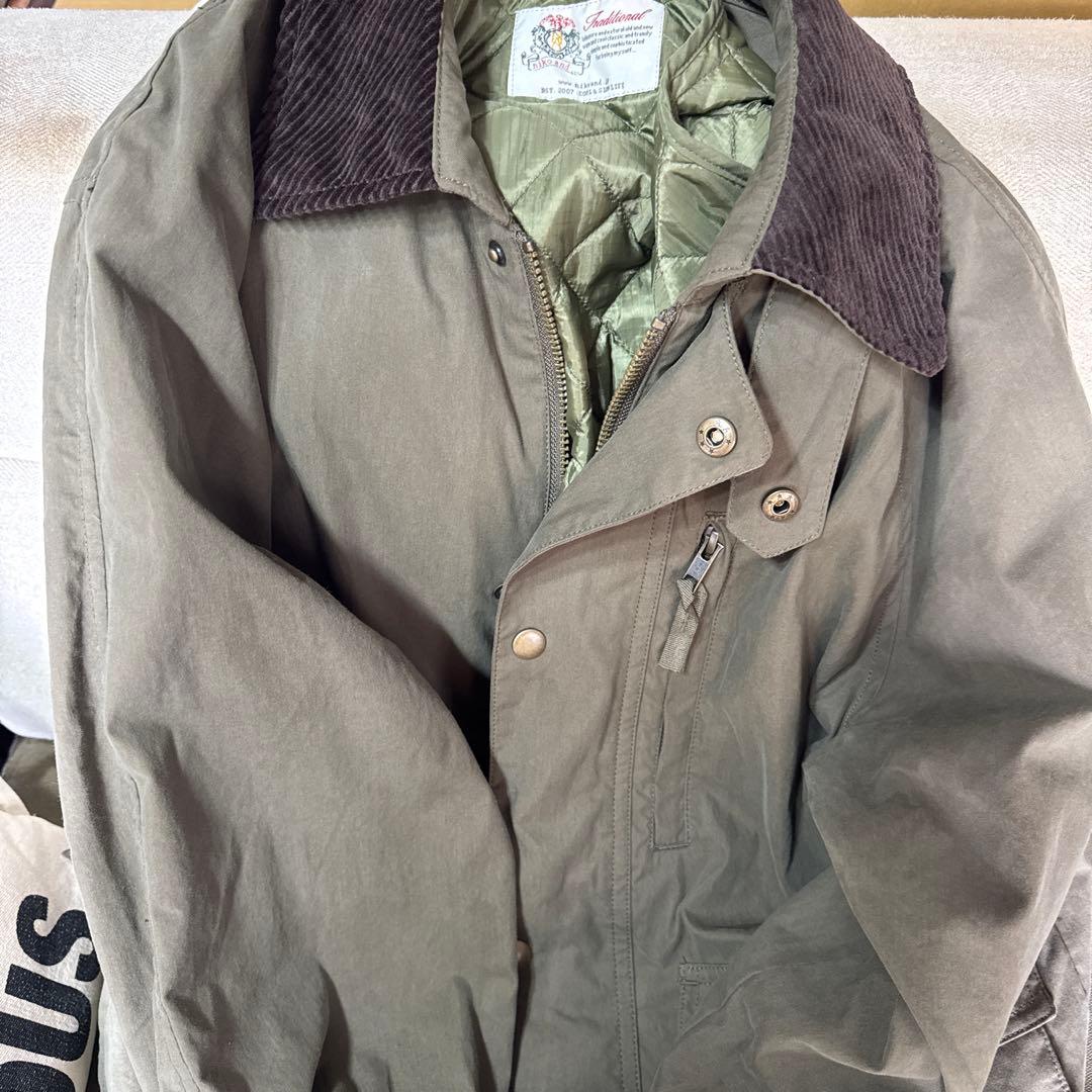 値下げ　niko and…キルトライナーハンティングジャケット美品