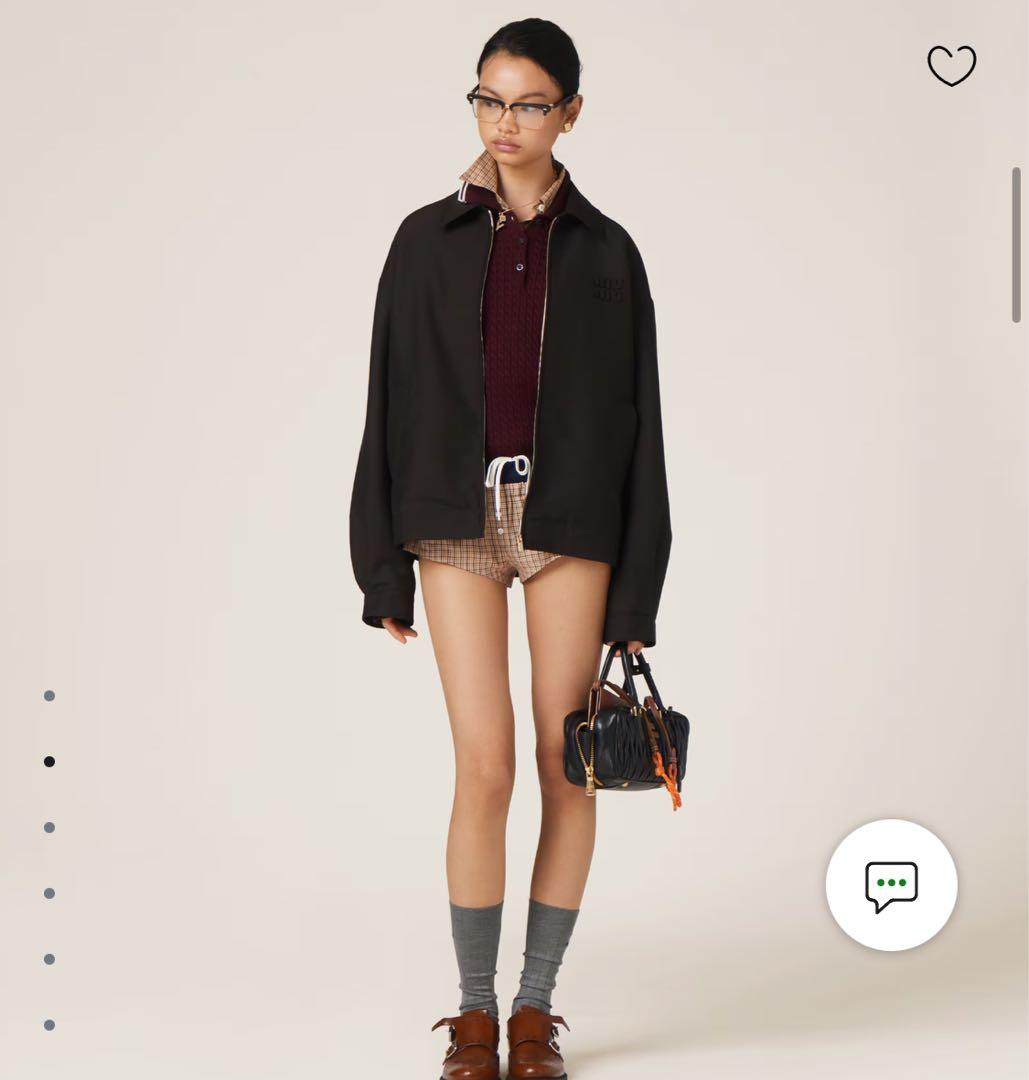 MIUMIU モヘアブルゾン　40