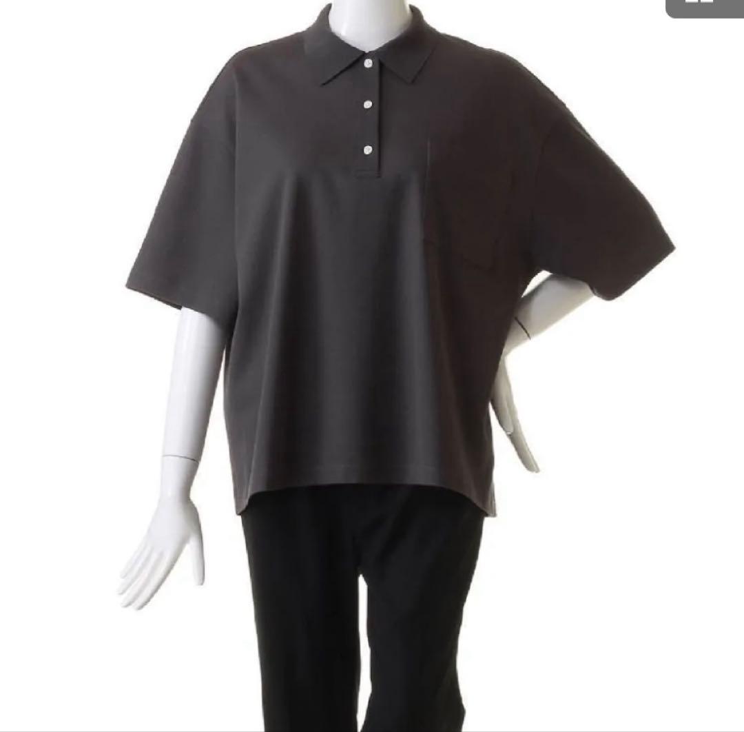 24SS ebure カノコ ポロシャツ 黒　38