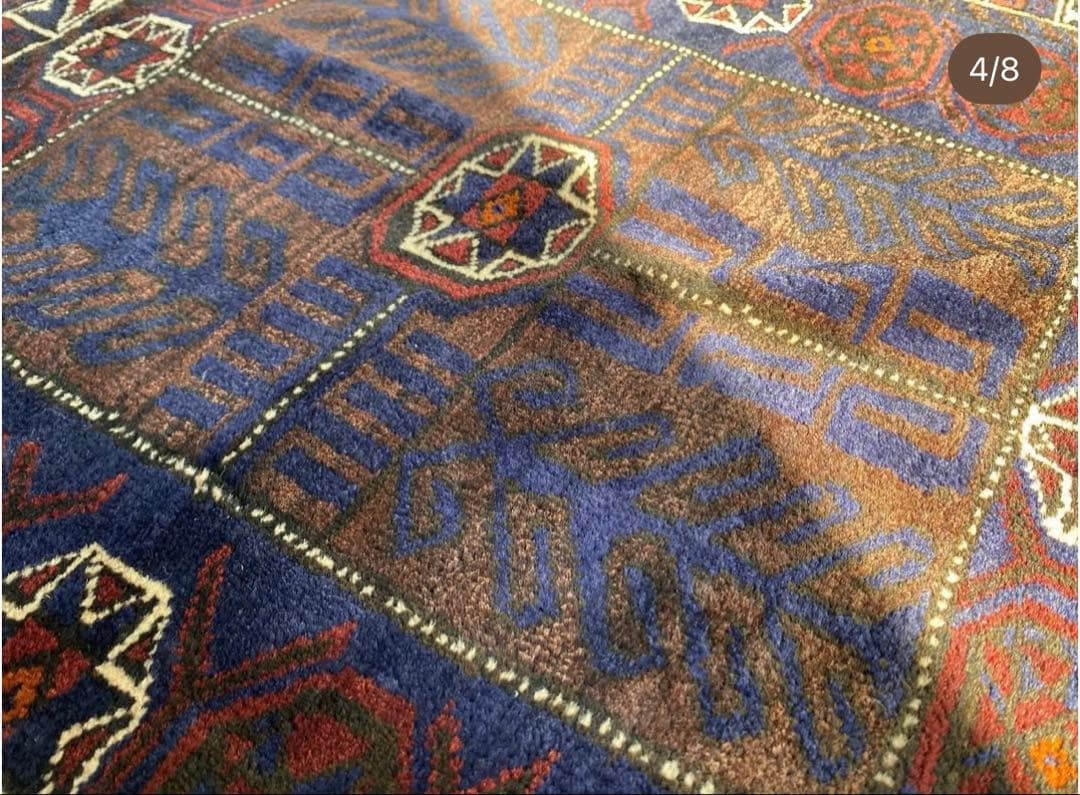 トライバル　ラグ　バルーチ　ヴィンテージ　アフガニスタン　イラン　美品