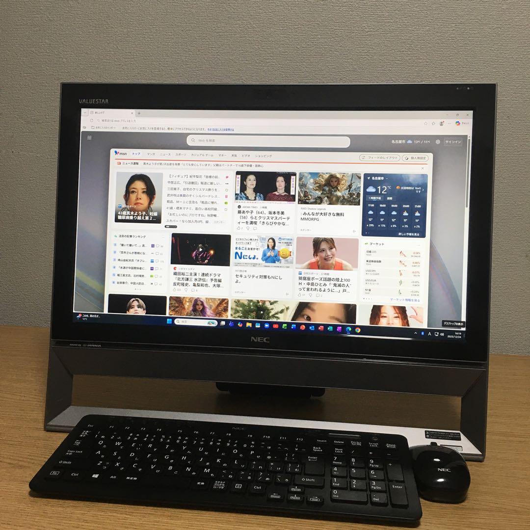 フルセット NEC 地デジ Win11 一体型パソコン デスクトップPC