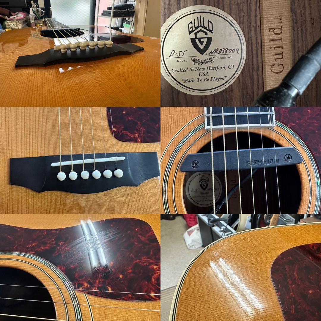 GUILD D-55 2014年製 FISHMANピックアップ ハードケース付き