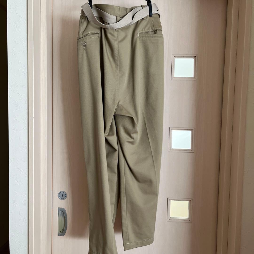 Oka　MAISON EUREKA カーキ チノパン ベルト付き