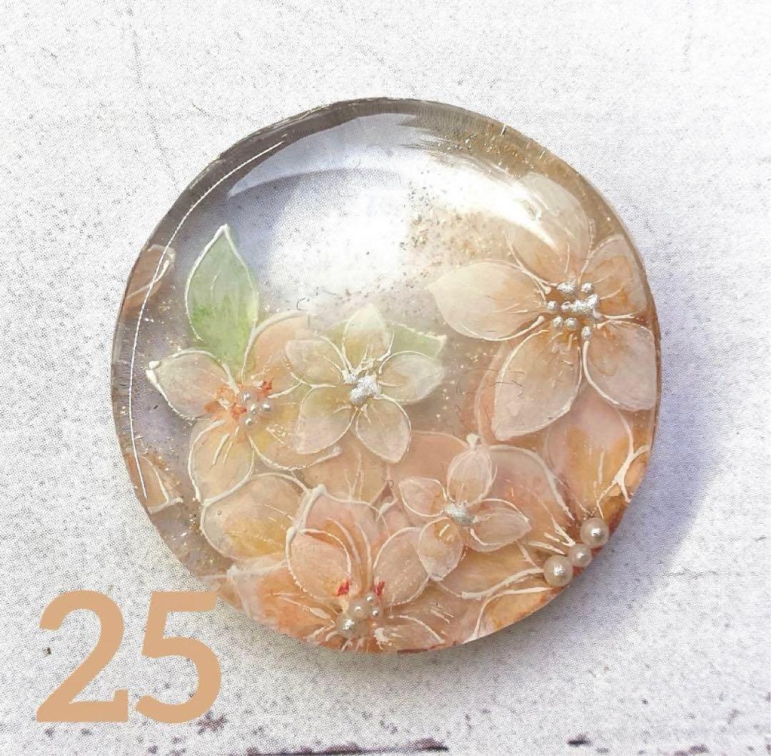 あやぽん✿プロフ必読下さい。 フラワーハンドメイドレジンヘアゴム17