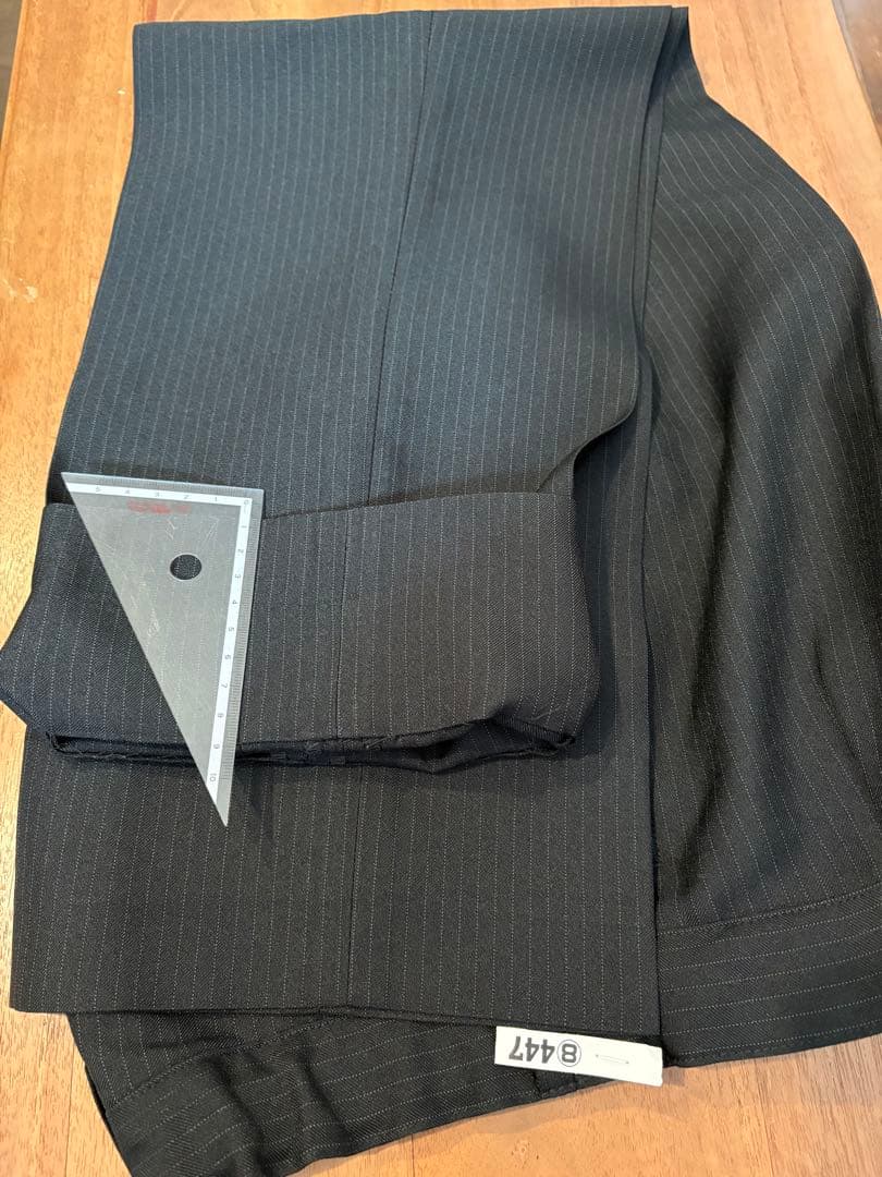 双子　150cm ストライプスーツ・シャツ　2セット