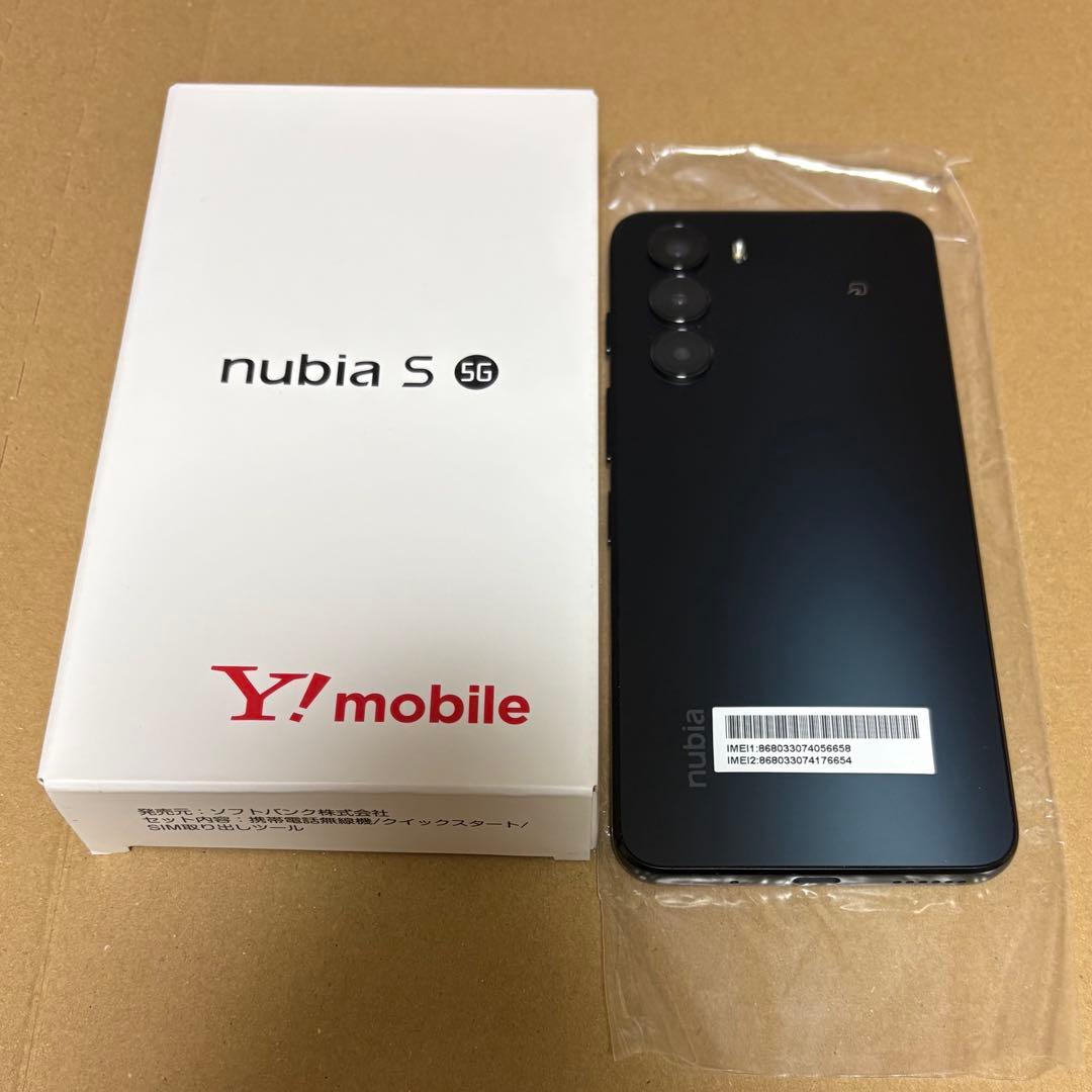 (新品同様) nubia S 5G Y!mobile スマホ本体