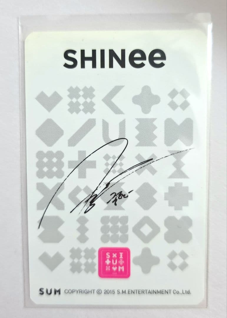 SHINee ジョンヒョン SUM COEX トレカ