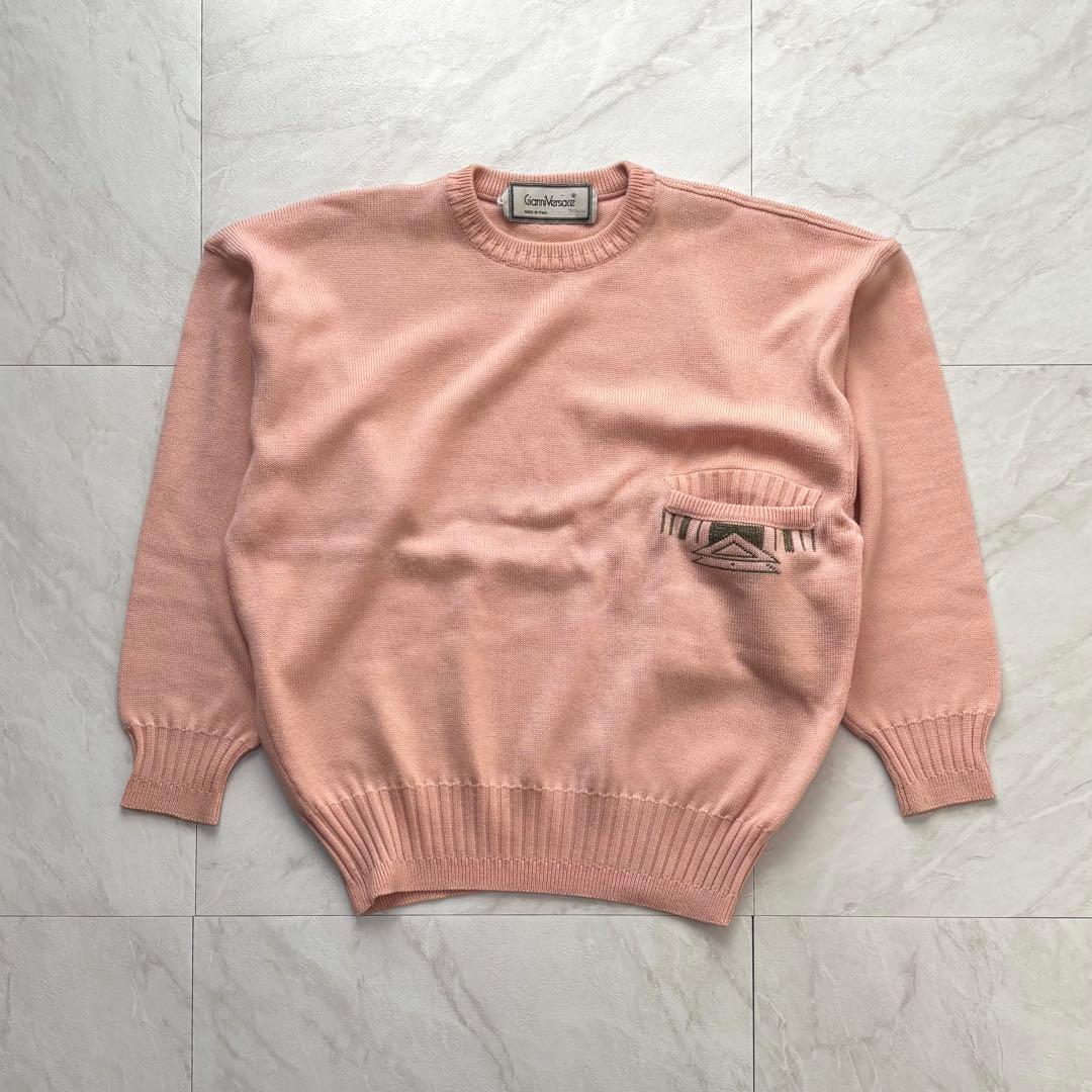 Gianni Versace ウールニット ヴィンテージ M 70s〜80s