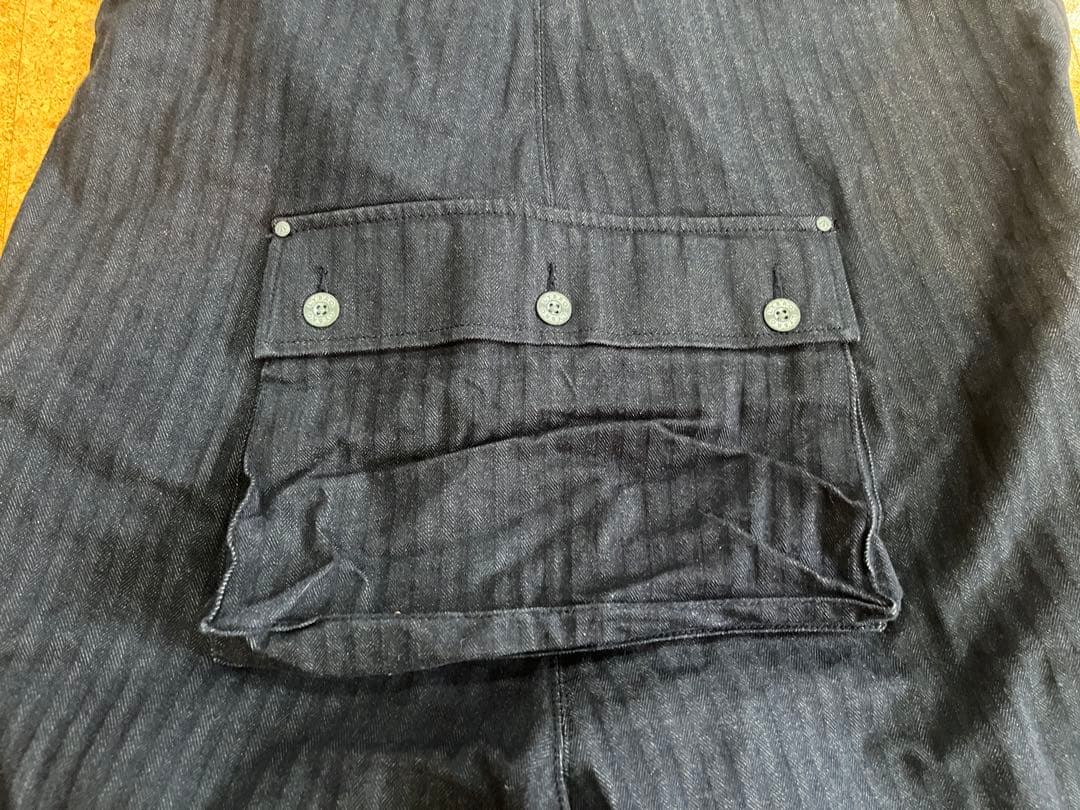 美品 Nigel Cabourn ネイバル ダンガリー 50 ネイビー ライブロ