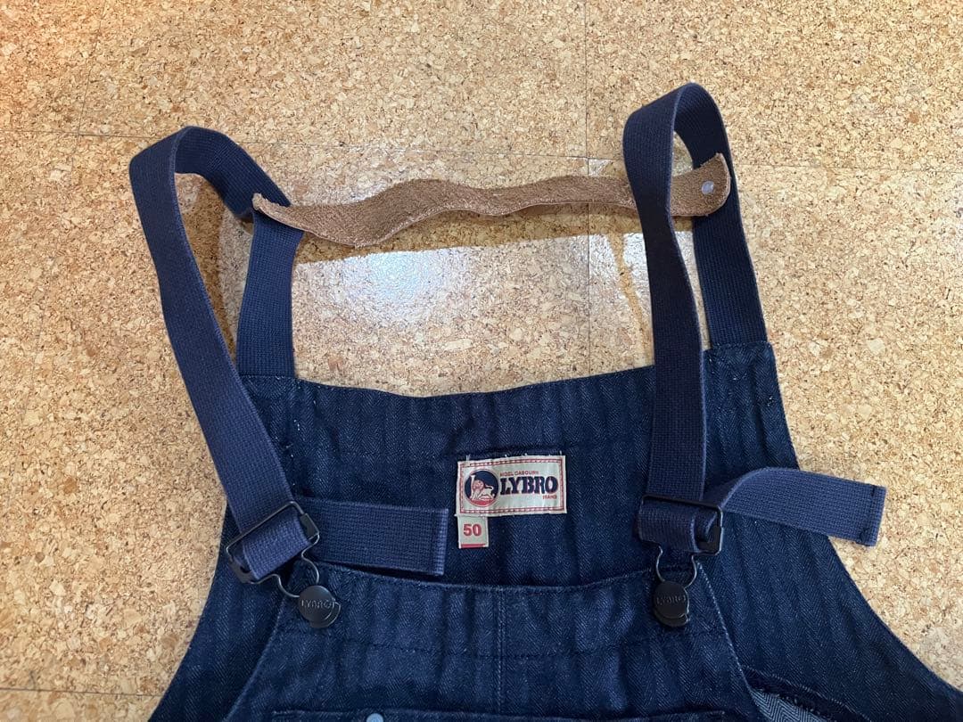 美品 Nigel Cabourn ネイバル ダンガリー 50 ネイビー ライブロ