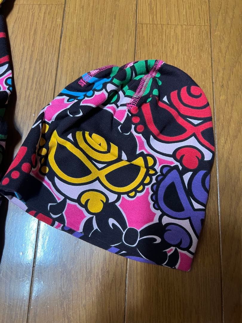 ヒステリックミニ キャラクター柄ロンパース3点セット 帽子　新品未使用