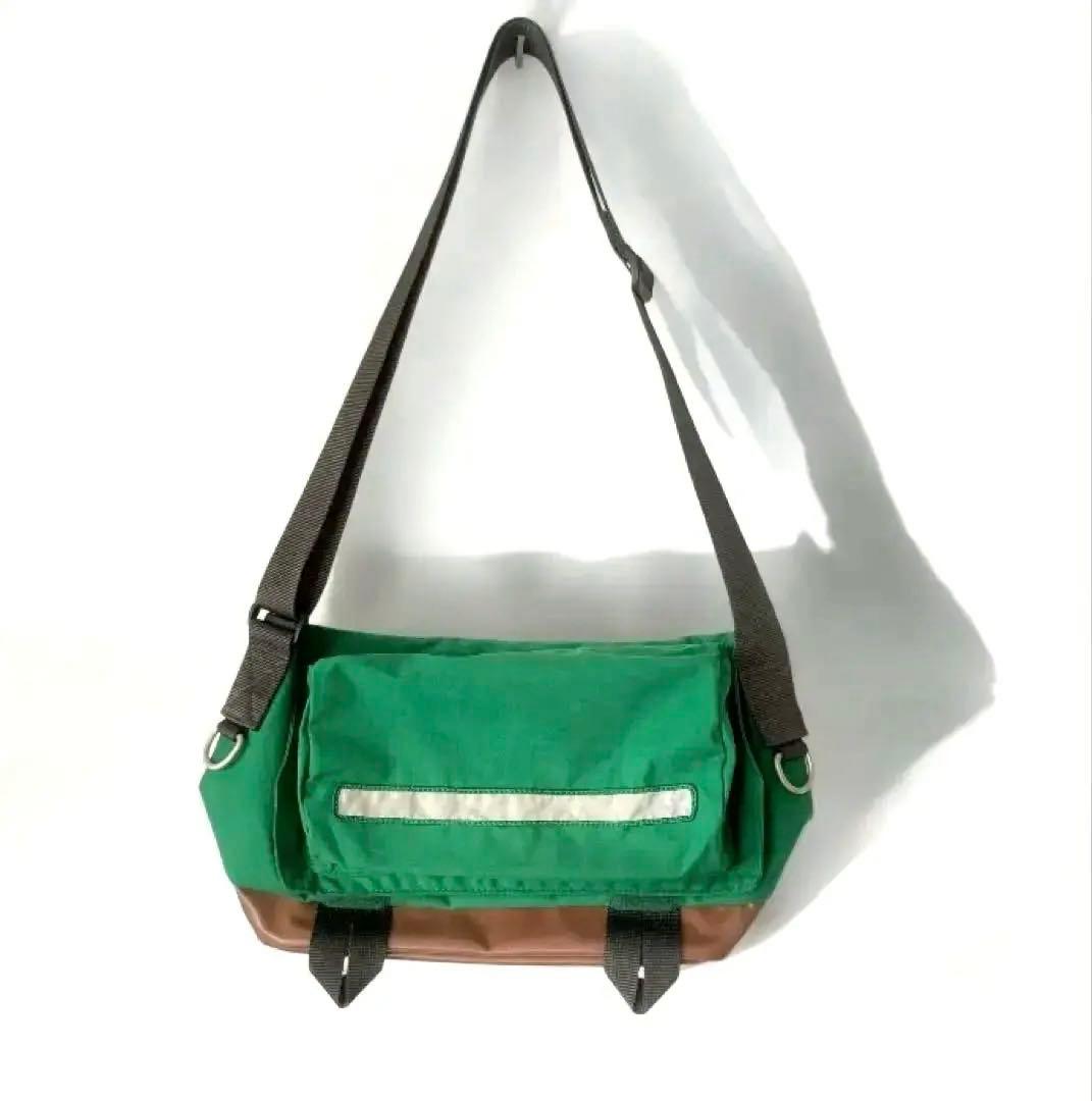 小*1様 【希少】マーガレットハウエル×ポーター メッセンジャーバッグ 緑 茶