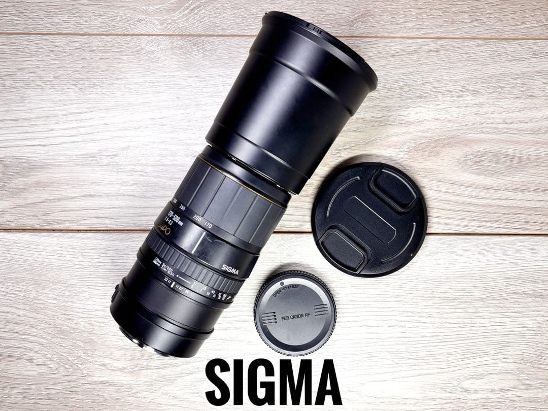 レンズ(ズーム) SIGMA APO 170-500mm f/5-6.3 CANON