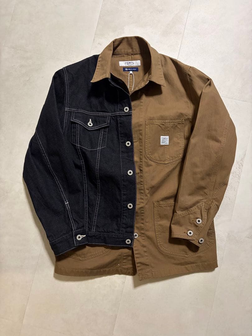 25AW THIRD JACKET COVERALL デニムドッキングジャケット