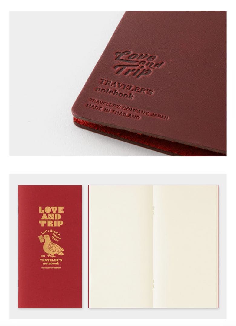 【新品未開封】トラベラーズノート LOVE AND TRIP レッド　レギュラー