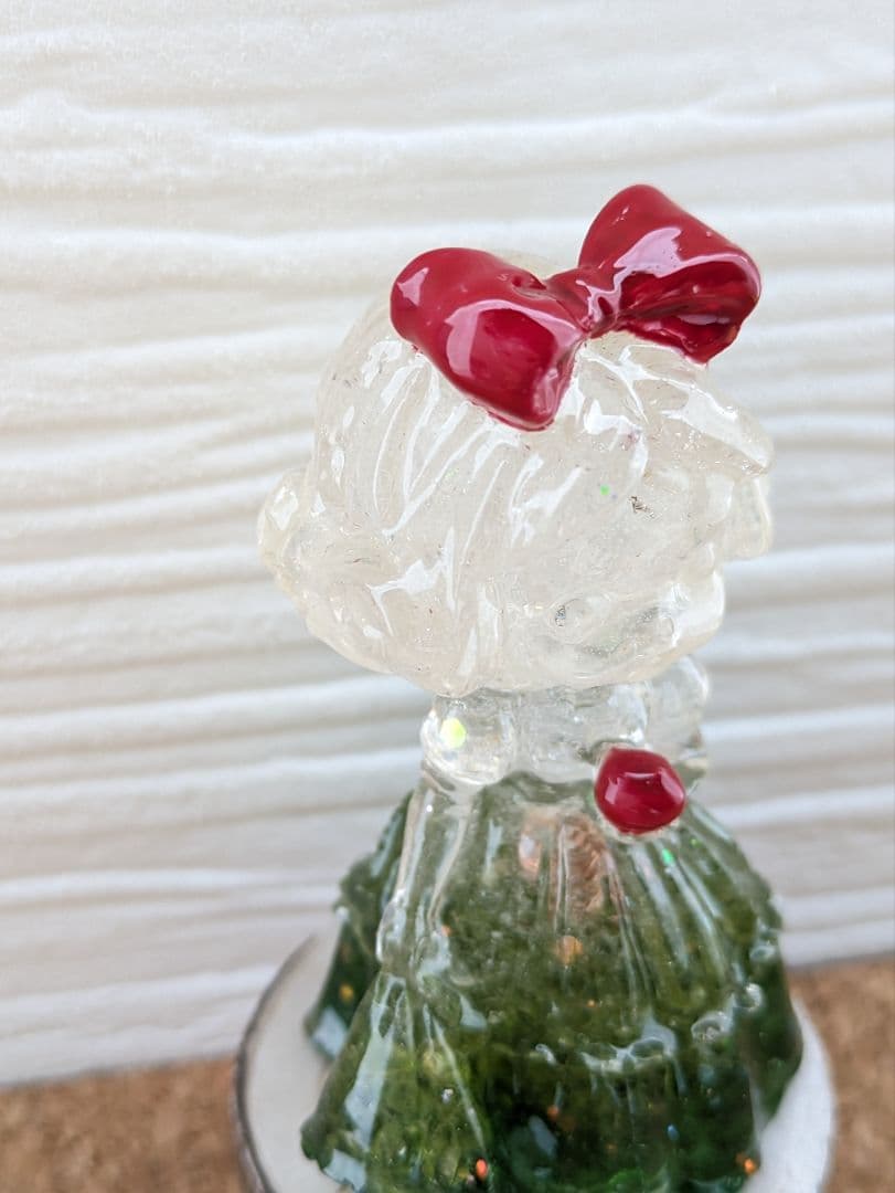 【睦月】りんごのお姫様（白雪姫）形オルゴナイト☆他４点