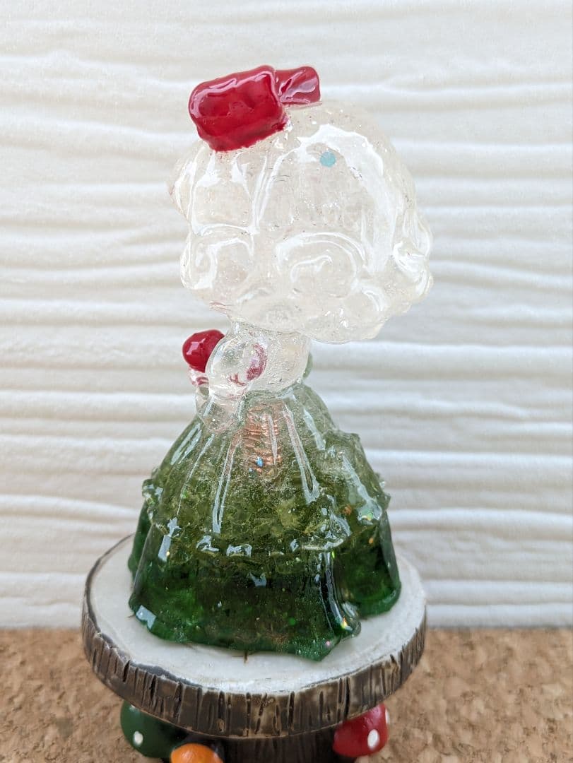 【睦月】りんごのお姫様（白雪姫）形オルゴナイト☆他４点