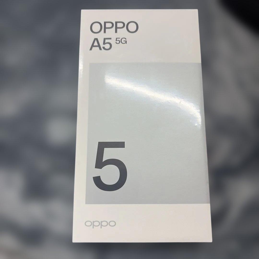 OPPO A5 5G OPG06 グリーン 新品未開封 シュリンク付き